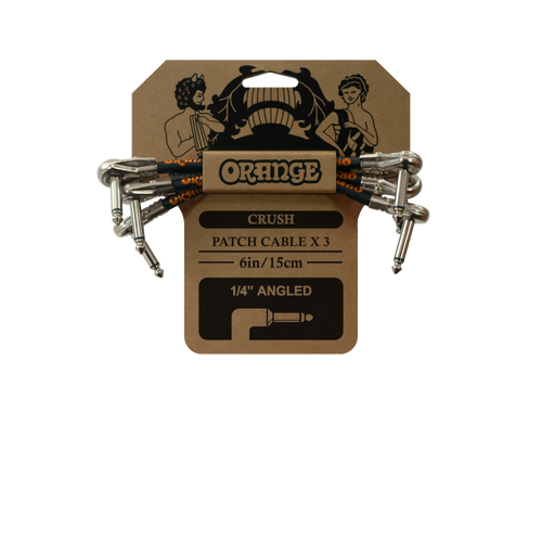 6inch Patch Lead x 3 Angled Cable