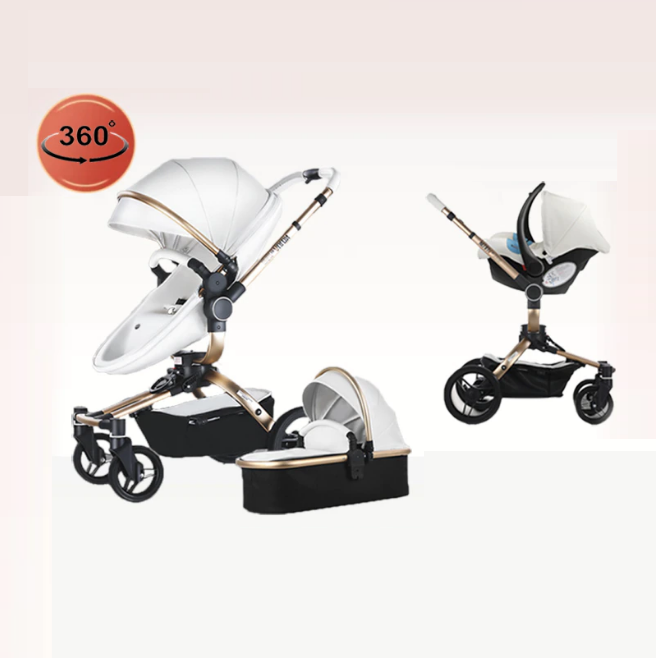 3in1 Aulon baby stroller free return pram new model